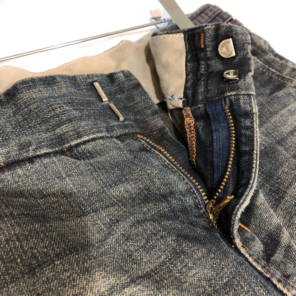 7 For All Mankind Denim Mini Skirt - Picture 5 of 7